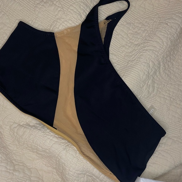 COPY - Norma kamali Snake bikini mesh top Nwt